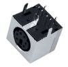 Picture of PS2 DIN 6P FEM CONNECTOR SILVER HOUSING BLACK